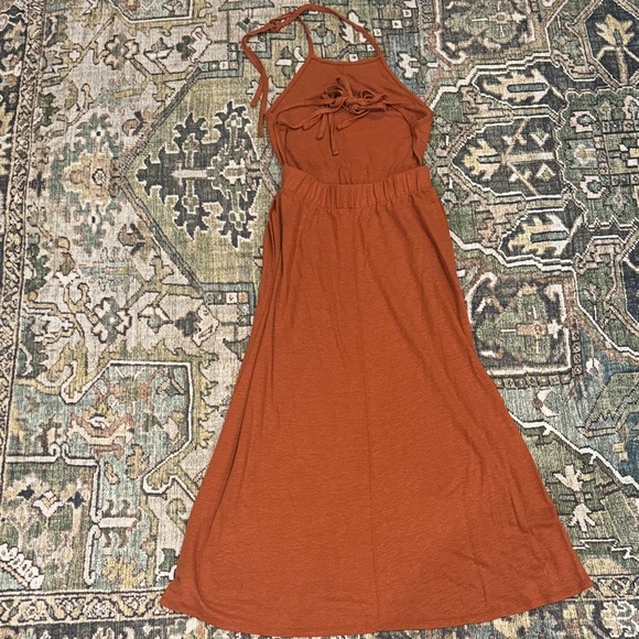 Free People Beach Cotton Backless Dress - Picture 6 of 8